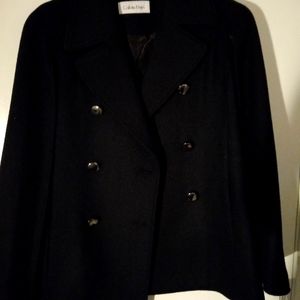 Calvin Klein Cape coat navy